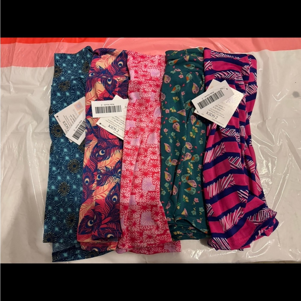 Lot of Brand New Lularoe Azure Skirts. Girls Size 2